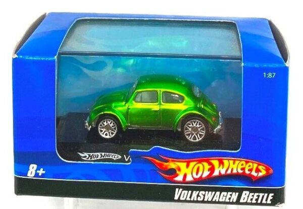 2007 Hotwheels Mini Box (Volkswagen Beetle) (Metallic Green) (3)