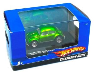 2007 Hotwheels Mini Box (Volkswagen Beetle) (Metallic Green) (4)