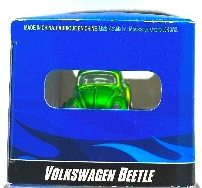 2007 Hotwheels Mini Box (Volkswagen Beetle) (Metallic Green) (5)