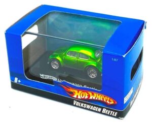2007 Hotwheels Mini Box (Volkswagen Beetle) (Metallic Green) (6)