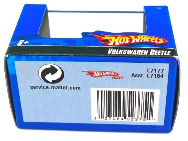 2007 Hotwheels Mini Box (Volkswagen Beetle) (Metallic Green) (9)