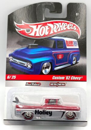2009 '62 Custom Chevy (Hotwheels's DELIVERY Real Riders Card #6-25) (2)