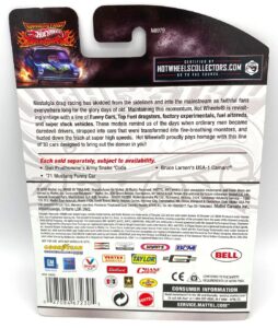 2009 Bruce Larson's USA-1 Camaro (Hotwheels's Drag Strip Demons Card #30-30) (6)