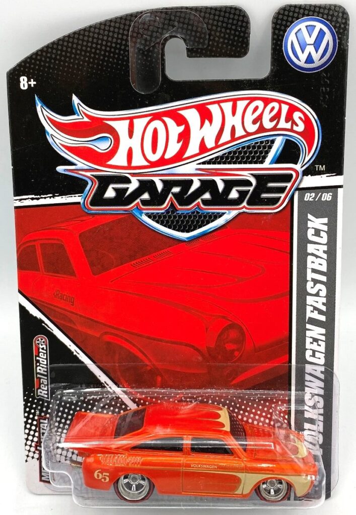 2010 '65 Volkswagen Fastback (Hotwheels's Garage Real Riders Card #02-06) (2)
