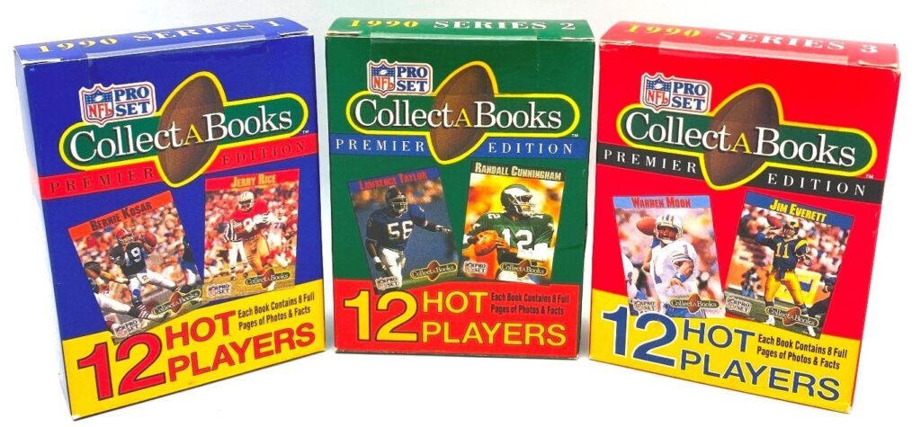 1990 Collect-A-Books Premier Edition Pro Set (36 Players Series 1-3) (1)