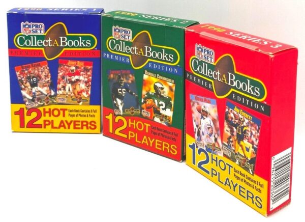 1990 Collect-A-Books Premier Edition Pro Set (36 Players Series 1-3) (3) 1990 Collect-A-Books Premier Edition Pro Set (36 Players Series 1-3) (3)