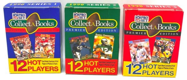 1990 Collect-A-Books Premier Edition Pro Set (36 Players Series 1-3) (6) 1990 Collect-A-Books Premier Edition Pro Set (36 Players Series 1-3) (6)