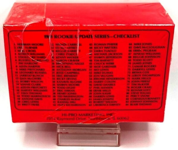 1991 Action Packed NFL Football Cards (1991 Rookie Update Edition) (8)