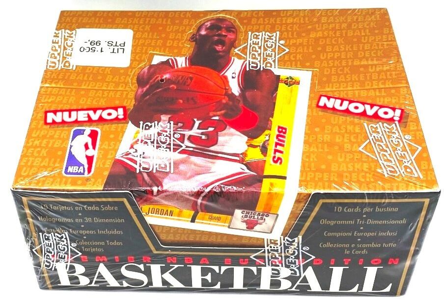 1992 Upper Deck Premier NBA EURO Edition Basketball 30 Pks (6)