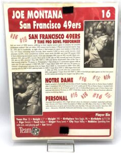 1993 Team NFL Football Joe Montana #16 (2)