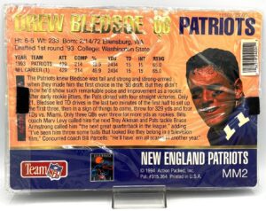 1994 Action Packed NFL Deluxe Mammoth Card #MM2 Drew Bledsoe (2)