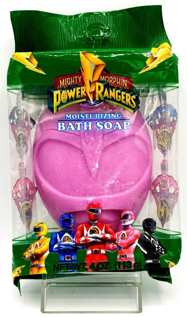 1994 Power Rangers Pink Ranger Bath Soap Bar (Kimberly Hart) (1)