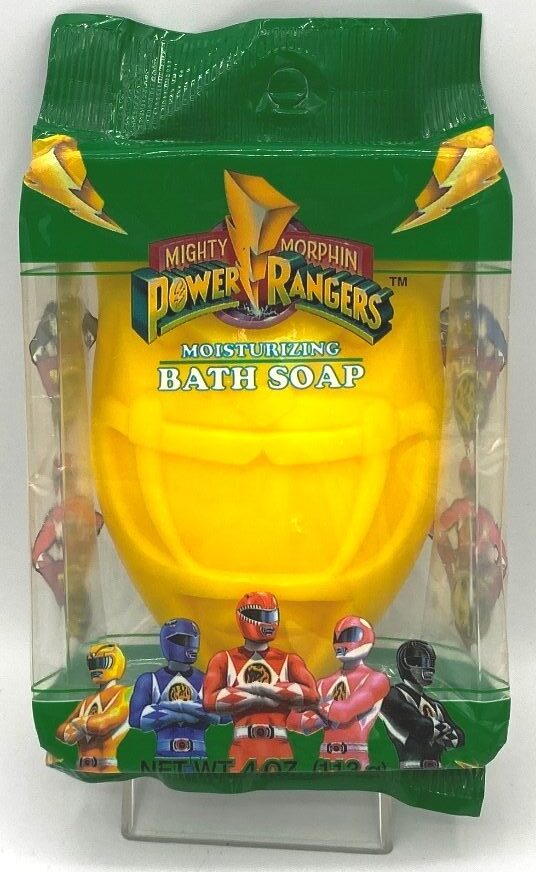 1994 Power Rangers Yellow Ranger Bath Soap Bar (Trini) (2)