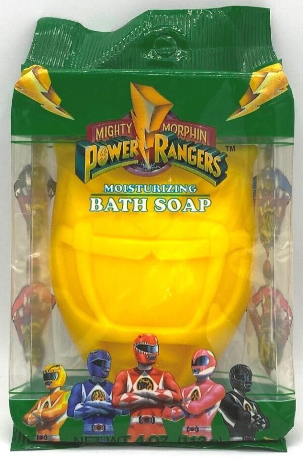 1994 Power Rangers Yellow Ranger Bath Soap Bar (Trini) (8)