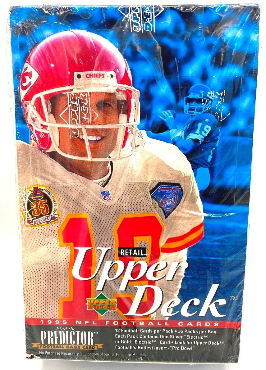 1995 Upper Deck NFL Football Cards Factory Sealed Box Set ("Joe Montana