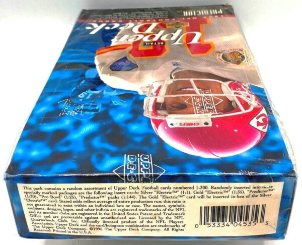 1995 Upper Deck NFL Football Trading Cards Box Set (Predictor) (7)