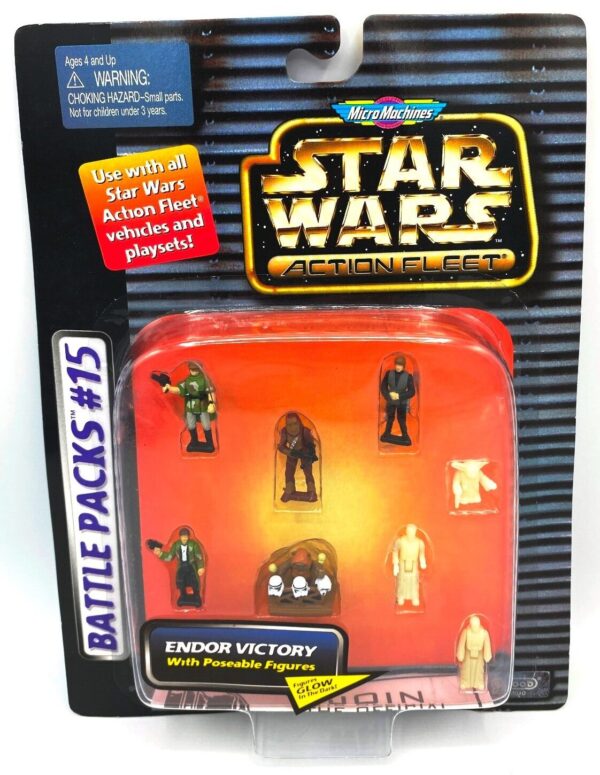 1996 Star Wars Endor Victory Action Fleet Battle Packs #15 (2)