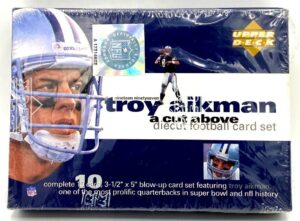 1997 Upper Deck NFL Football Cards Troy Aikman (A Cut Above) (2)