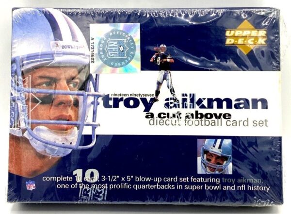 1997 Upper Deck NFL Football Cards Troy Aikman (A Cut Above) (2) 1997 Upper Deck NFL Football Cards Troy Aikman (A Cut Above) (2)