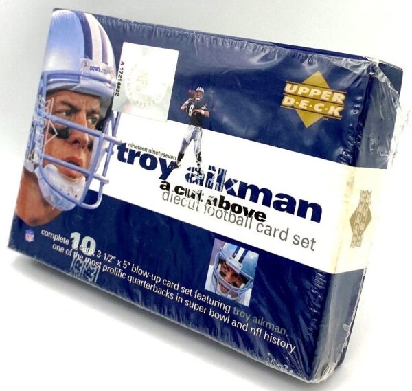 1997 Upper Deck NFL Football Cards Troy Aikman (A Cut Above) (4) 1997 Upper Deck NFL Football Cards Troy Aikman (A Cut Above) (4)
