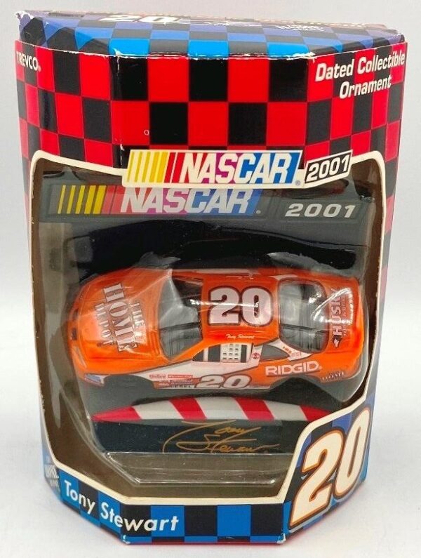 2001 Tony Stewart “wGold Signature Mount” Dated Collectible Ornament (1)