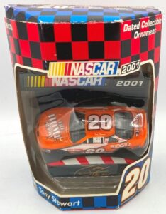 2001 Tony Stewart “wGold Signature Mount” Dated Collectible Ornament (10)