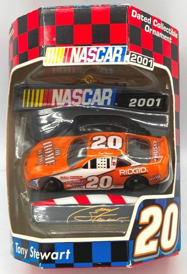 2001 Tony Stewart “wGold Signature Mount” Dated Collectible Ornament (5)