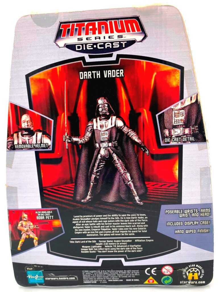 2005 Vintage Titanium Ltd Ed Die-Cast (Darth Vader) (12)