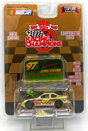 Vintage Gold-Chrome Commemorative Series Nascar Limited Editon 10th Anniversary 1:64 Scale Die-Cast Replicas Racing Champions "Rare-Vintage" (1999)
