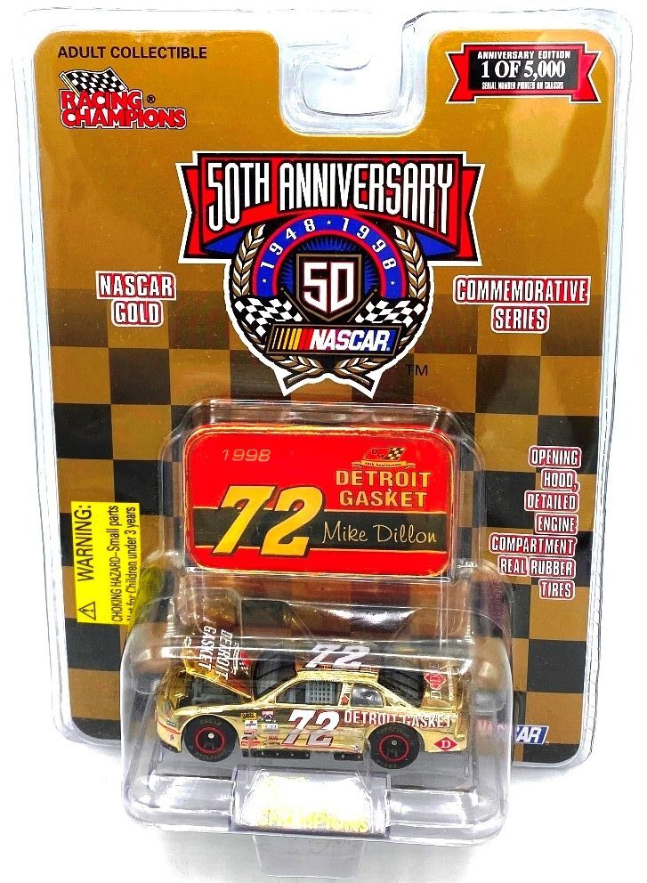 1998 Nascar Gold Adult Series Detroit Gasket #72 Monte Carlo (1)
