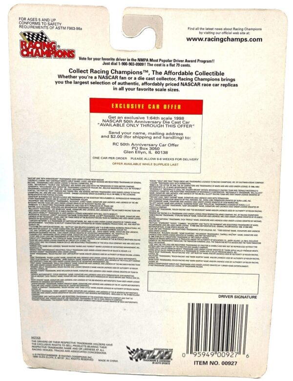 1998 Toys 'R' Us Kellogg's #5 Chevy Monte Carlo (9)