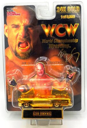 1998 WCW 24K Gold Nitro-Streetrods Goldberg ('58 Chevy Convert) (1)