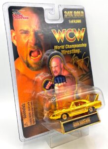 1998 WCW 24K Gold Nitro-Streetrods Goldberg (Plymouth Super Bee) (2)