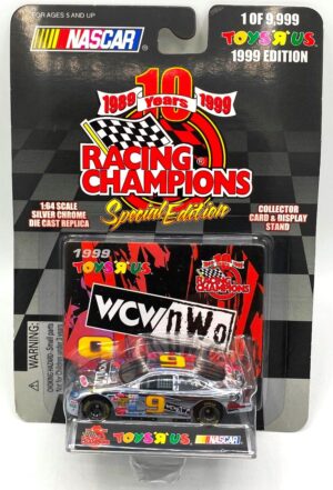 Vintage WCW-NWO Toys 'R' Us Exclusive Nascar Special Edition 10th Anniversary 1:64 Scale Die-Cast Replicas Racing Champions "Rare-Vintage" (1999)