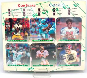 1994 Coastars Set #2 Home & Away Uniforms with Stats (2)
