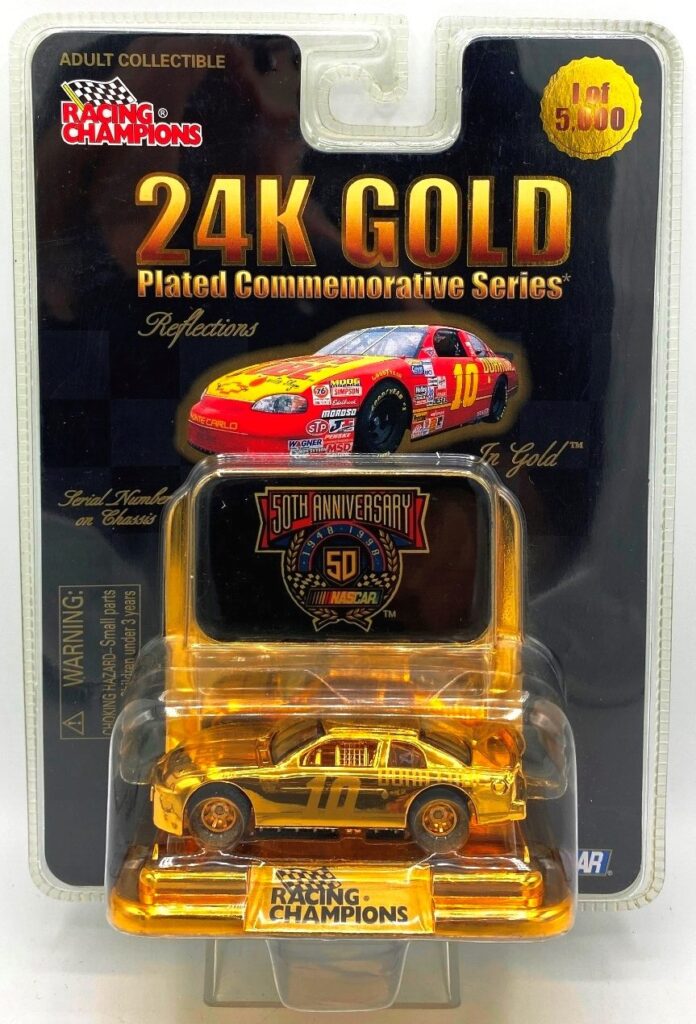 1998 24K Reflections In Gold #10 Chevy Monte Carlo 50th Ann-Ltd Ed (1 of 5,000) (1)