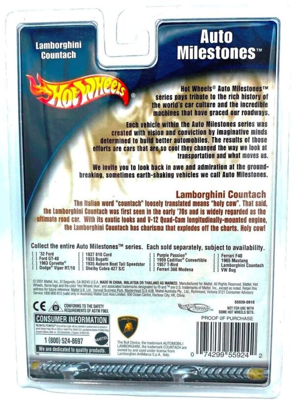 Vintage Lamborghini Countach HW Milestones (12)