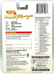 1996 Team Hotwheels Pro Racing Ernie Irvan #28 (6)