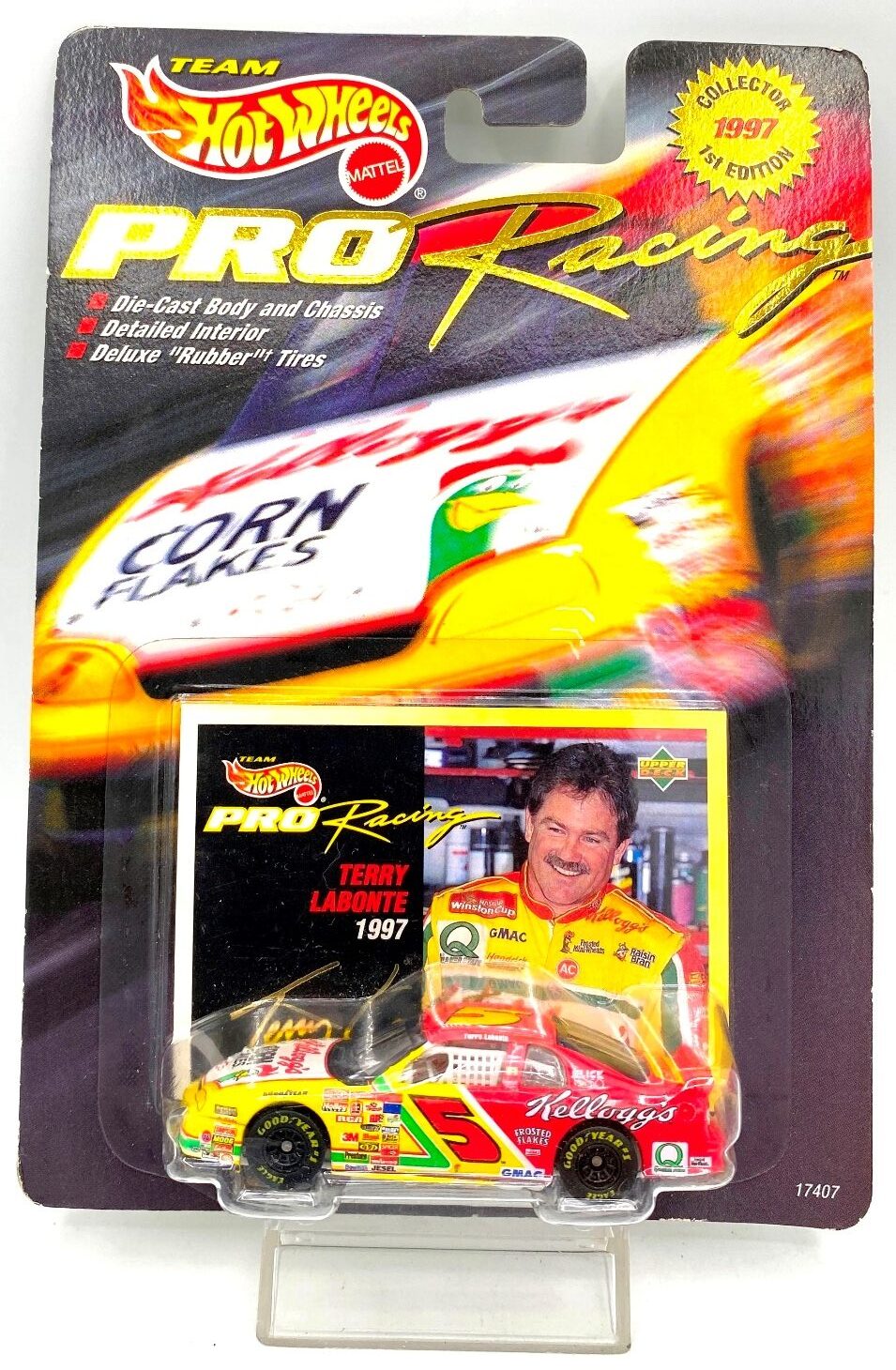 Team Hotwheels Pro Racing Nascar "COLLECTOR" 1997 1st Edition Terry