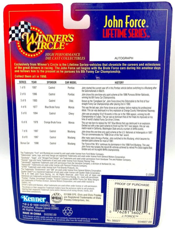 1998 Elvis Mustang Castrol GTX John Force (9)
