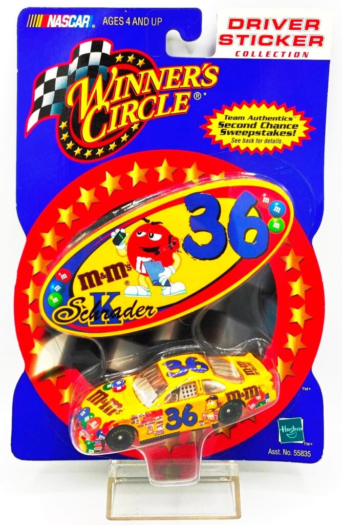 2001 Winner's Circle Driver Sticker #36 M&M (1)