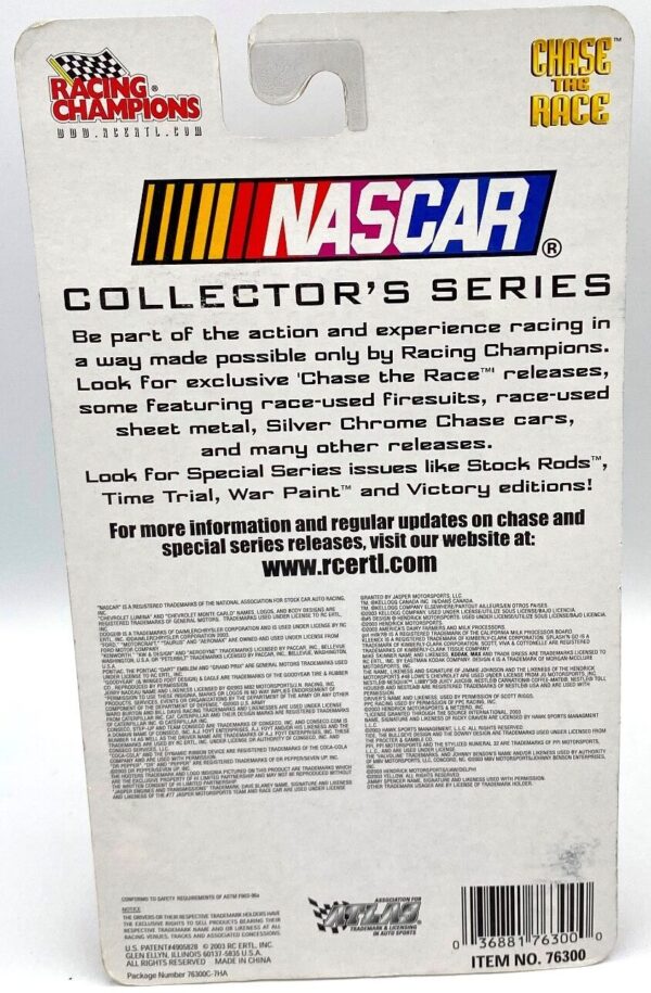 2003 Pontiac Valvoline #10 Johnny Benson (7)