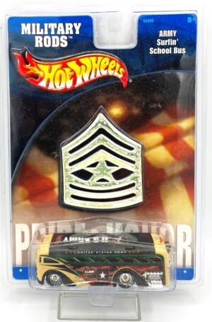 Vintage HW “Military Rods” Collectible Series (Hotwheels 1:64 Scale Diecast Replicas Collection) “Rare-Vintage” (2001-2002)