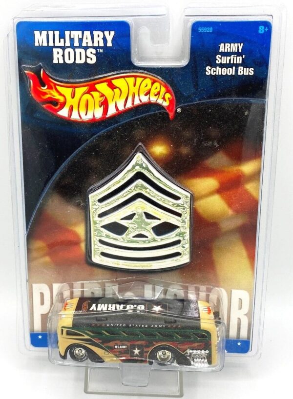 Vintage Army Surfin' School Bus Military Rods (2)
