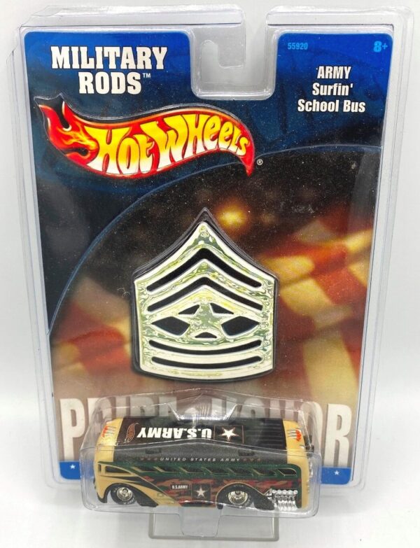 Vintage Army Surfin' School Bus Military Rods (7)
