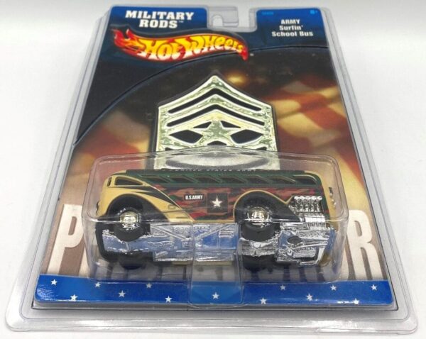 Vintage Army Surfin' School Bus Military Rods (8)