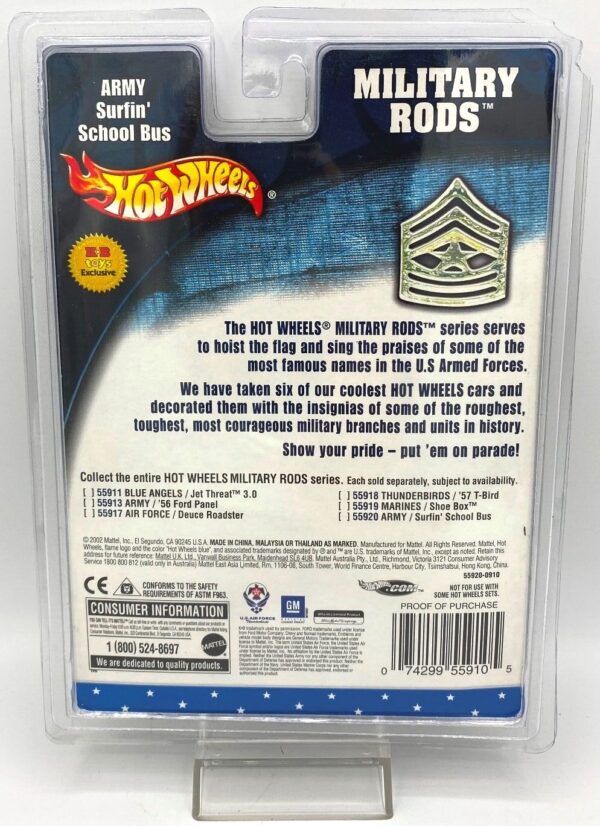 Vintage Army Surfin' School Bus Military Rods (9)