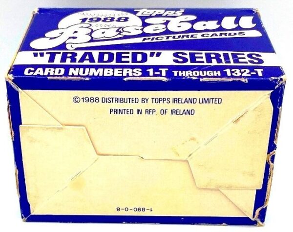 1988 Topps Baseball Traded Series Cards (6) 1988 Topps Baseball Traded Series Cards (6)