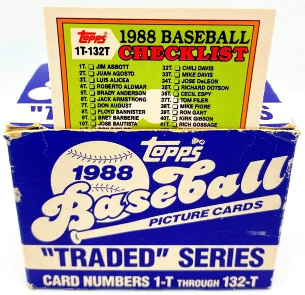 1988 Topps Baseball Traded Series Cards (9) 1988 Topps Baseball Traded Series Cards (9)