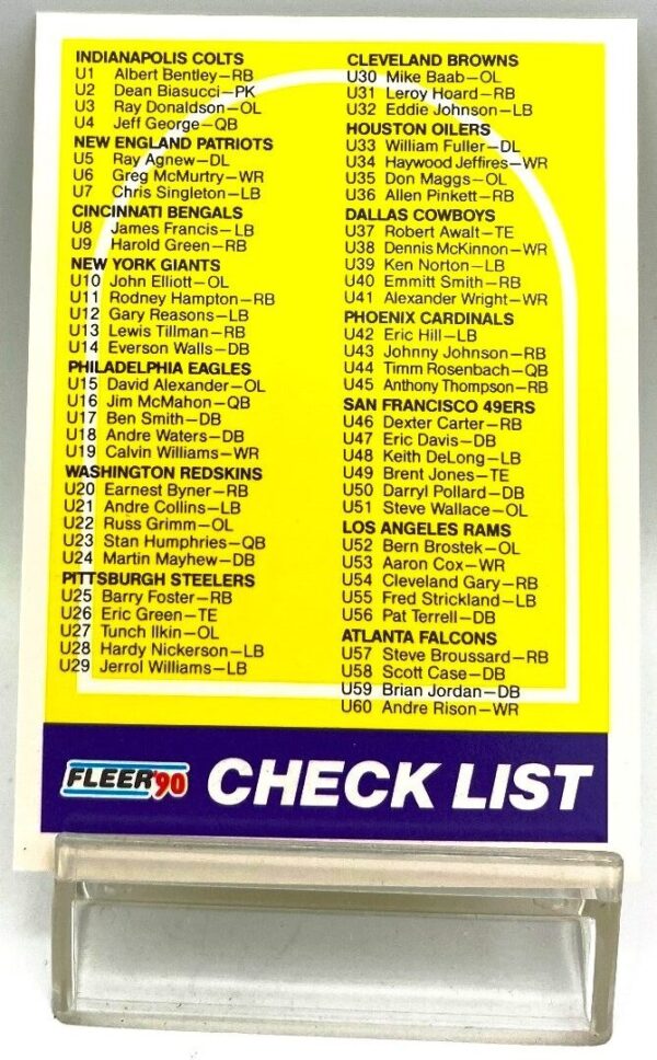 1990 Fleer Update Football Premiere Edition (8)
